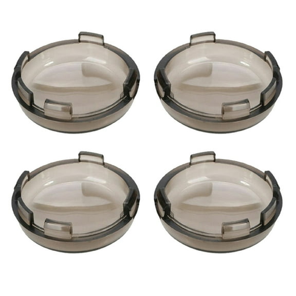 LABLT 4x Smoke Lens Turn Signal Light Cover Lens for Motorcycle Dyna Sportster