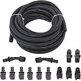 thumbnail image 1 of LABLT 6AN 25 Feet 3/8 Complete LS Fuel Injection Line Fitting Adapter Kit W/13pcs 6AN Push Lock Swivel Fitting Hose Ends Kit, 1 of 5