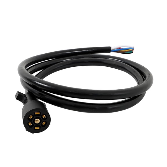 LABLT 6FT 7 Pin Inline Trailer Wiring Harness Plug Replacement for RV Trailers Truck and Camper