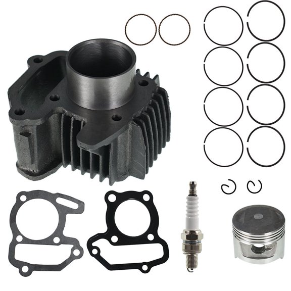 LABLT 80cc Cylinder Piston Gasket Rebuild Kit Replacement for Yamaha YFM80 Badger Raptor 80 Moto 4 55X-11610-00-00