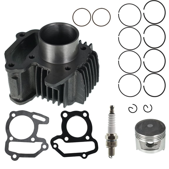 LABLT 80cc Cylinder Piston Gasket Rebuild Kit Replacement for Yamaha YFM80 Badger Raptor 80 Moto 4 55X-11610-00-00