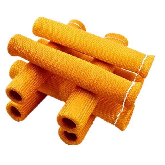 LABLT 8Pcs 1200°Spark Plug Wire Boots Heat Shield Protector Sleeve Replacement for SBC BBC Car