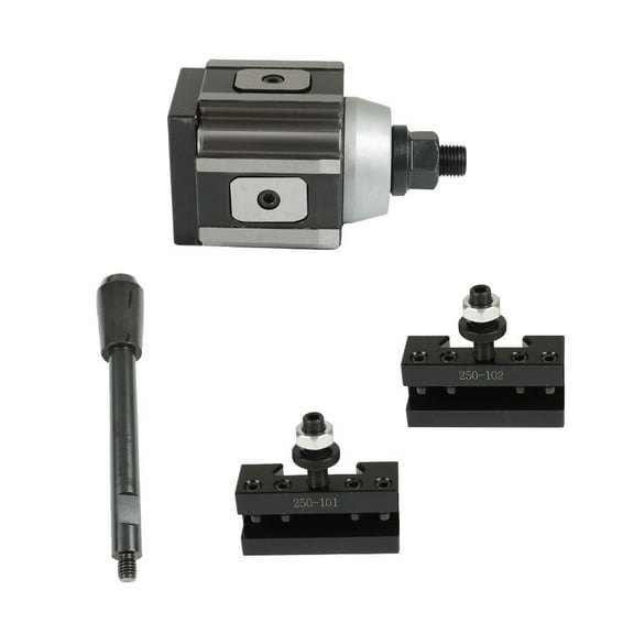 LABLT AXA 250-100 Set Piston Type Quick Change Tool Post Holder Swing Dia 12"