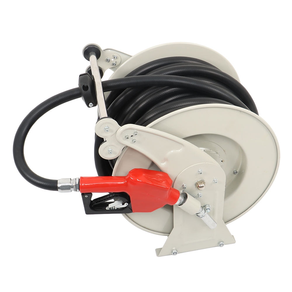 LABLT Auto Fueling Nozzle Fuel Hose Reel Retractable Diesel Hose Reel 3 ...