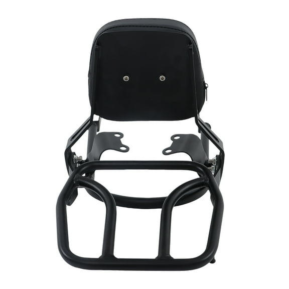 LABLT Backrest Seat Sissy Bar and Luggage Rack Replacement for Bonneville T100 T120 T120 2016-2024 Black