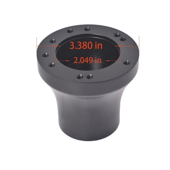 LABLT Black Golf Cart Steering Adapter Replacement for Golf Cart Club Car EZGO TXT&RXV Adapter