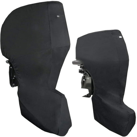 LABLT Boat Motor Covers Full Outboard Motor Cover with 600D Heavy Duty Oxford Fabric Extra PVC Coating Waterproof