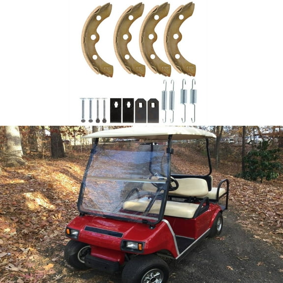LABLT Brake Shoes Spring Kit Replacement for Club Car DS 1995-up and Replacement for Precedent Golf Cart 1018232-01 1018163-01