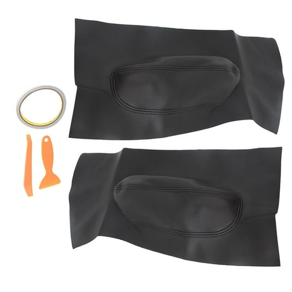 LABLT Car Front Door Panels Armrest Cover Black Replacement for Beetle 1998-2010