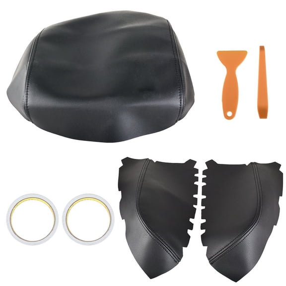 LABLT Car Leather Center Console Armrest Cover Black Replacement for 2009-2015 Honda Pilot