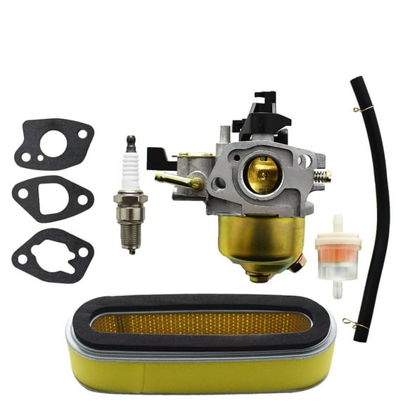LABLT Carburetor 16100-ZE6-W01 with Air Filter Spark Plug Tune Up Kits Replacement for Honda GXV120 GXV140 HR214 HRA214 HR215 HR216 Carb Lawn Mower