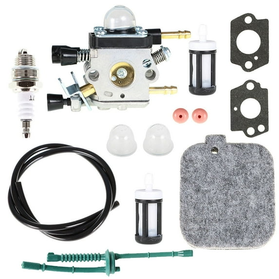LABLT Carburetor Replacement for BG45 BG55 BG65 BG85 SH55 Leaf Blower C1Q-S68G 42291200606 with Fuel Line Assembly Kit