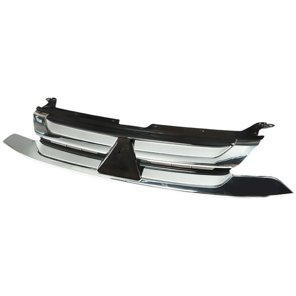 LABLT Chrome Front Bumper Grille for 2017 2018 Mitsubishi Outlander Replace MI1200264