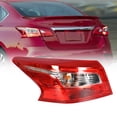 thumbnail image 1 of LABLT Clear Lens Tail Lights Brake Lamp Outer Driver Side Tail Light Red Brake Lamp Replacement for 2016-2018 Nissan Sentra 265553YU0A, 1 of 5