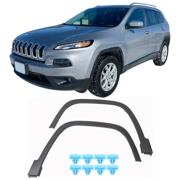 LABLT Fender Flares Set for 2014-2018 Jeep Cherokee Front Left and Right 2Pcs CH129011