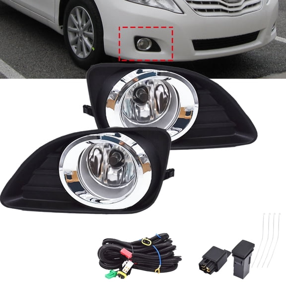 LABLT Fog Lights Bumper Driving Lamps W/Switch Assembly Driver & Passenger Fit for 2010-2011 Toyota Camry