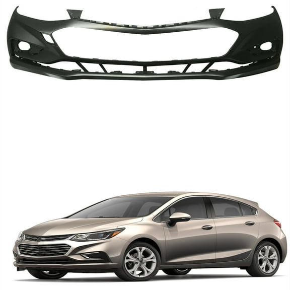 LABLT Front Bumper Cover Primered Replacement for 2016 2017 2018 Cruze Sedan 4-Door