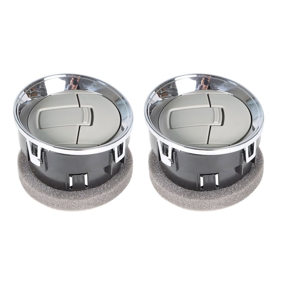 LABLT Front Interior Dash Dashboard Louvre Duct Chrome Mounted AC Heater Air Vent 9L3Z-19893-AA Replacement for Ford F-150 F150 2009-2014