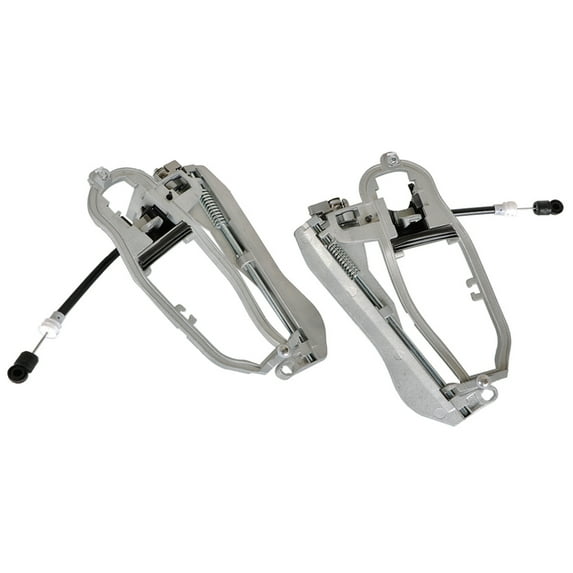 LABLT Front Left and Right Exterior Door Handle Frame Carriers 51218243615 Replacement for BMW X5 E53