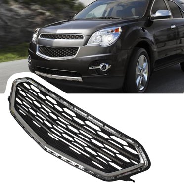 LOSTAR Front Grille Set For 2016-2017 Chevrolet Equinox – Upper & Lower, Chrome & Black