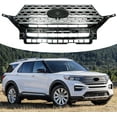 thumbnail image 1 of LABLT Front Radiator Grille Assembly Silver Mesh Electroplated Trim Strip Replacement for 2020-2021 Explorer Sport Utility 4-Door, 1 of 7