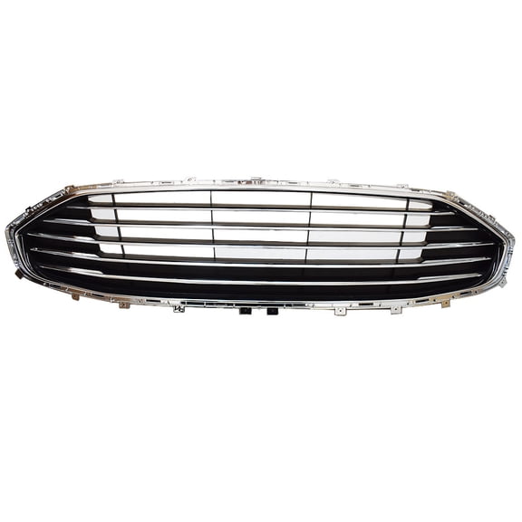 LABLT Front Upper Bumper Grille Replacement Chrome Factory For Ford Fusion 2019 2020