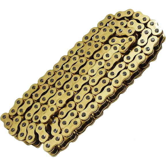 LABLT Gold Color 525 Pitch 120 Links Drive Chain with O-Ring | Replacement for Motorcycle 525 x 120 Drive Chain