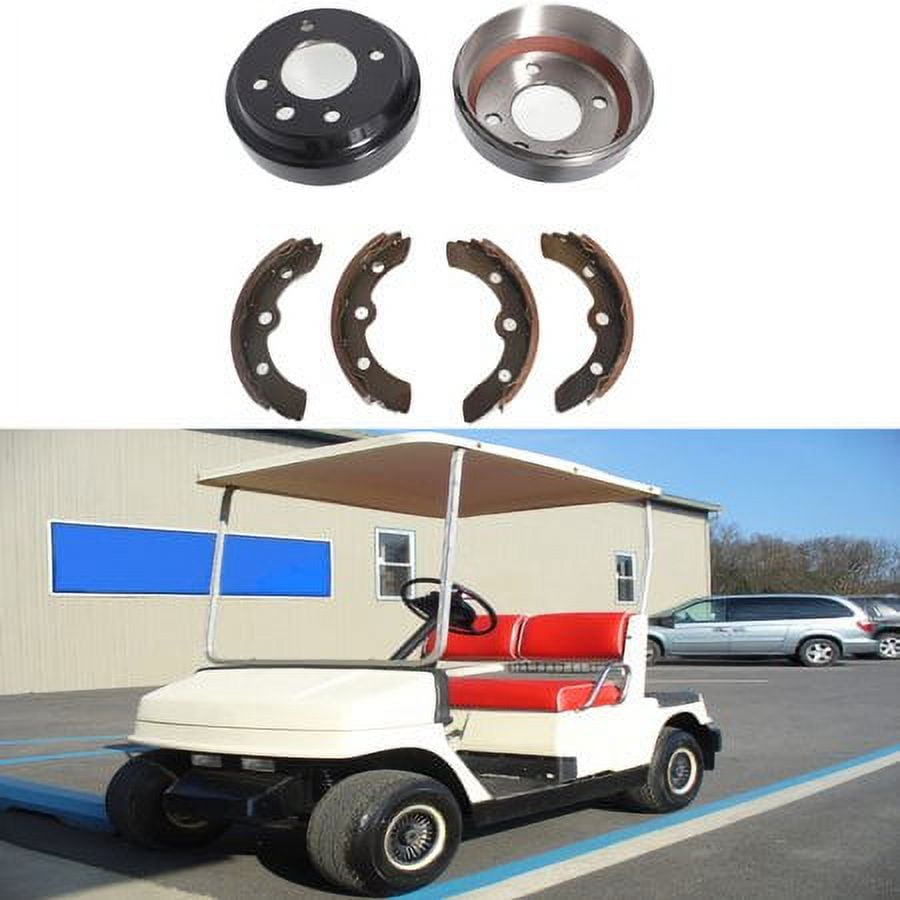 LABLT Golf Cart Brake Drums Shoes Kit Replacement for Yamaha G1 G2 G8