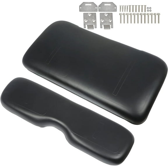 LABLT Golf Cart Front Seat Assembly Cushion and Seat Back Replacement for EZGO Medalist TXT 1994-2013