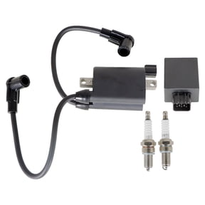 LABLT Golf Cart Ignition Coil igniter CDI Spark Plug with MCI Engine Replacement for EZGO 72866-G01 72872-G01 2004-2008