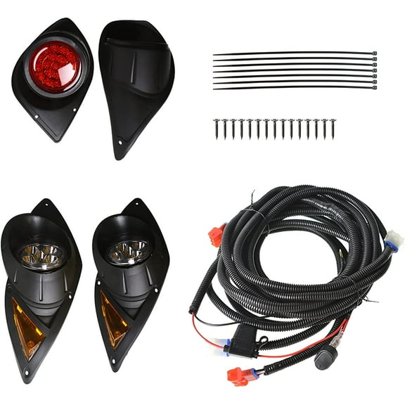 LABLT Golf Cart LED Headlight & Tail Light Replacement for Yamaha G29 Drive Gas or Electric 07-Up