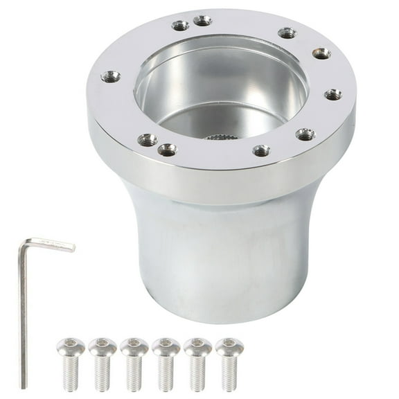 LABLT Golf Cart Steering Wheel Hub Adapter Chrome for EZgo RXV/TXT Cart Parts 1970up