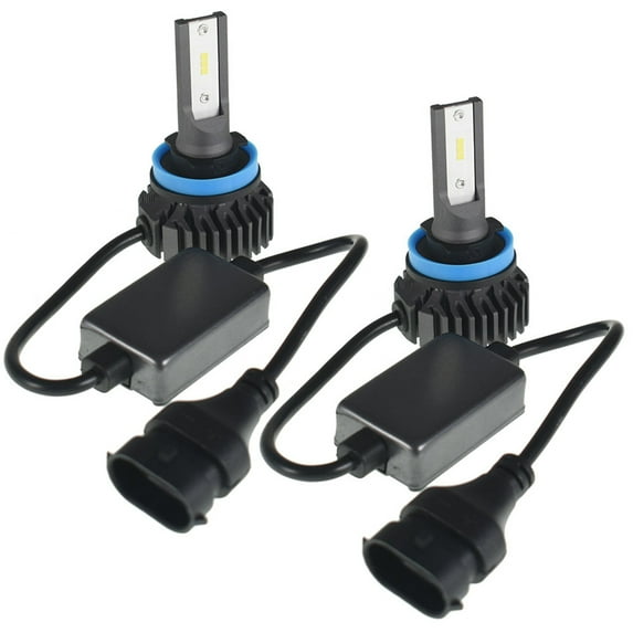 LABLT H11 LED Headlight Bulbs Conversion Kit 50W 6000K Cool White Color Plug and Play
