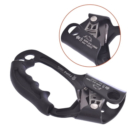 LABLT Hand Ascender Rock Climbing Tree Arborist Rappelling for 8 9 10-13mm Gear Rope