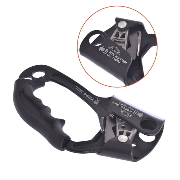 LABLT Hand Ascender Rock Climbing Tree Arborist Rappelling for 8 9 10-13mm Gear Rope