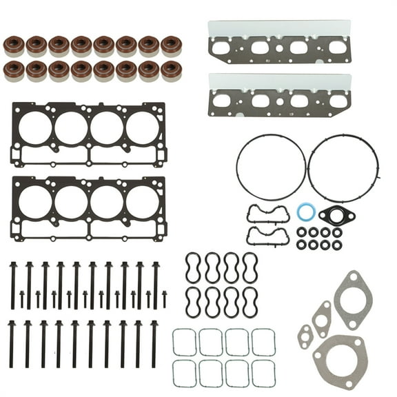 LABLT Head Gasket Set Bolts Kit for 09-15 Chrysler Charger 5.7L V8 OHV 16 Hemi Cu.345 Fits select: 2013-2014 RAM 1500 ST, 2012 DODGE RAM 1500 SPORT