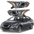 thumbnail image 1 of LABLT Headlight Assembly Replacement for 2020 2021 Nissan Versa Halogen Headlight Lamp Assembly Left Right Headlamp Pair Driver Passenger Side, 1 of 7