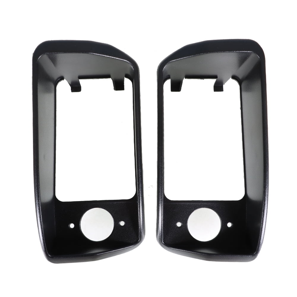 LABLT Headlight Bezels Driver 1016880+Pass 1016879 for Club Car Golf Cart DS 1993+ Black