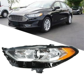 LABLT Headlight for 2017-2019 Ford Fusion Halogen W/LED DRL Projector Headlamp Left Side Chrome(Driver Side)