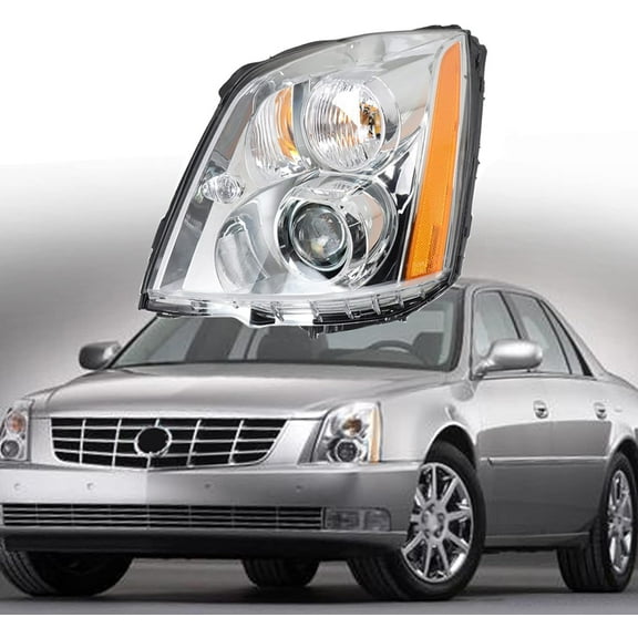 LABLT Headlights Front Headlamp Replacement for 2006-2011 Cadillac DTS HID Projector Headlight Assembly Left Driver Side