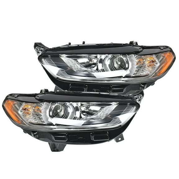 LABLT Headlights Lights Lamps Pair Set Left+Right for 2013-2016 Ford Fusion Halogen Models DS7Z13008A