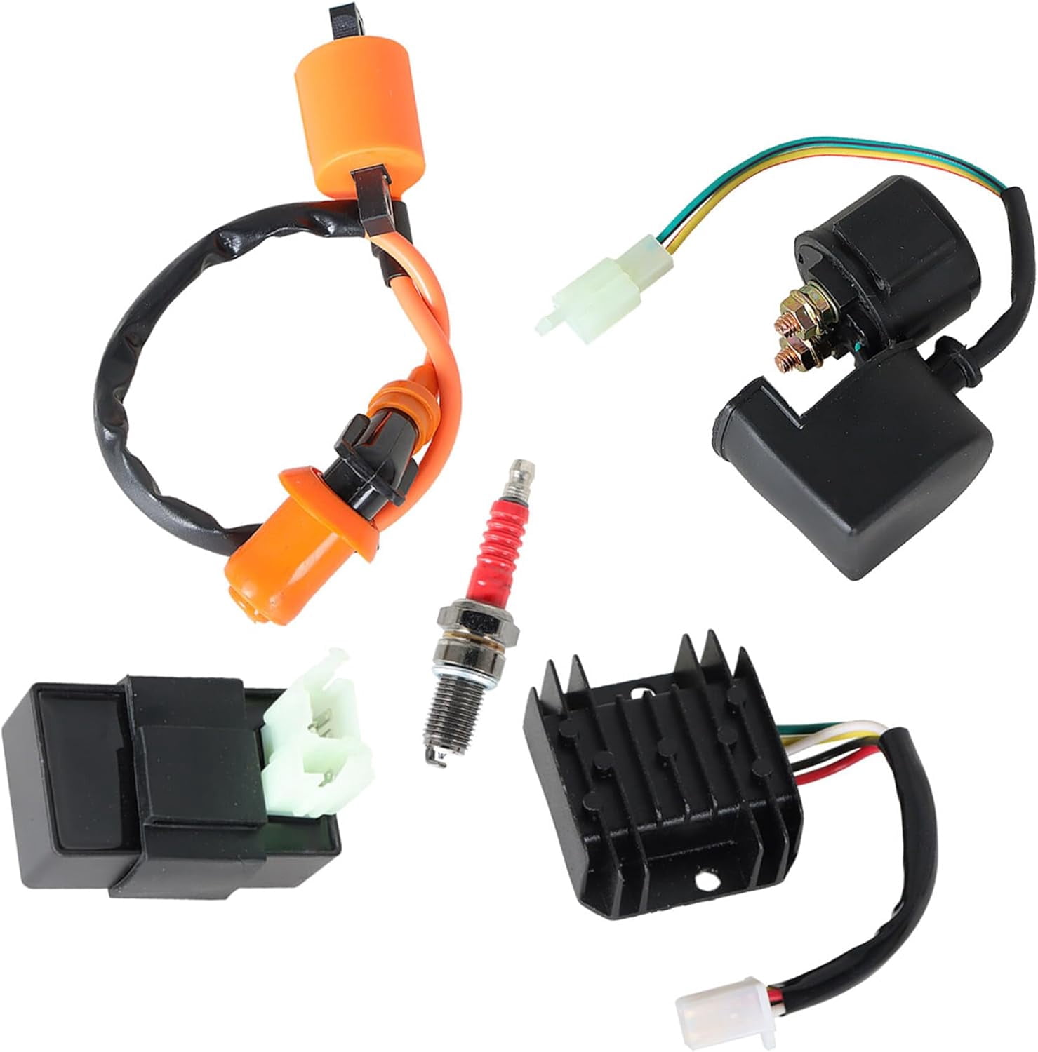 LABLT Ignition Coil CDI Regulator Rectifier Relay Replacement for 150cc ...
