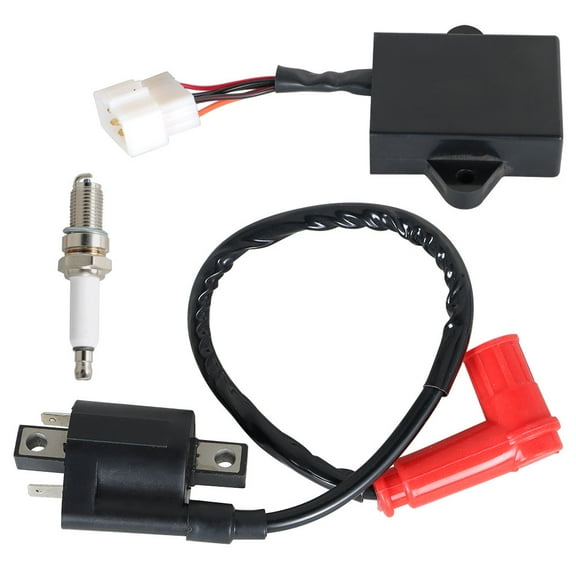 LABLT Ignition Coil Ignitor CDI Box with Spark Plug Replacement for G9 1990-1995 Gas Golf Cart 99999-02368-00 J38-82310-20-00 BR4-ES000-00-00