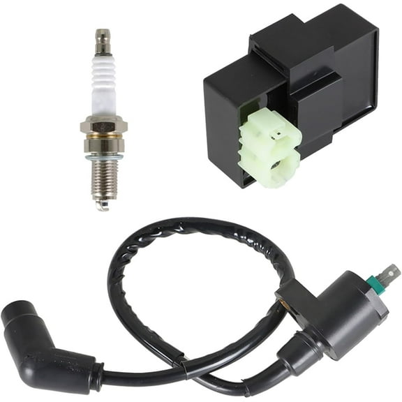 LABLT Ignition Coil Spark Plug CDI Box Replacement for Honda FourTrax 300 TRX300 2x4 4x4 1990 1991 1992 1993 Replacement for 30410-HC4-770 30510-HC4-000