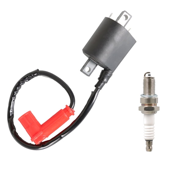 LABLT Ignition Coil and Spark Plug Replacement for Gas G2 1985-1991 G5 1990-1995 Golf Cart J38-82310-20-00 JF2-82310-00-00 99999-02368-00