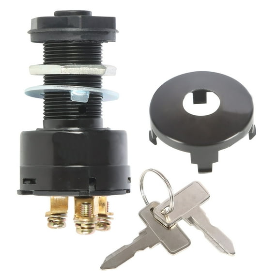 LABLT Ignition Key Switch 4-Pin Replacement for Golf Cart Club Car DS Gas 1996-newer 101826301 1012505