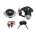 thumbnail image 1 of LABLT Ignition Switch Seat Gas Cap Lock Key Set Replacement for Suzuki SV650 GSXR600 750 1000 1400, 1 of 6