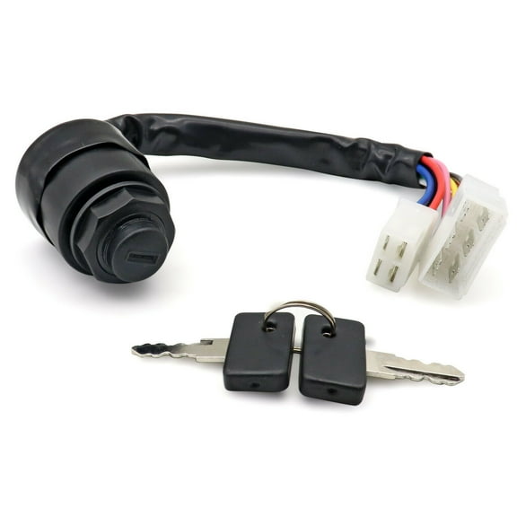 LABLT Ignition Switch with Keys Replacement for Yamaha Gas 2 Cycle Golf Cart G1 1979-1989 J17-82508-20