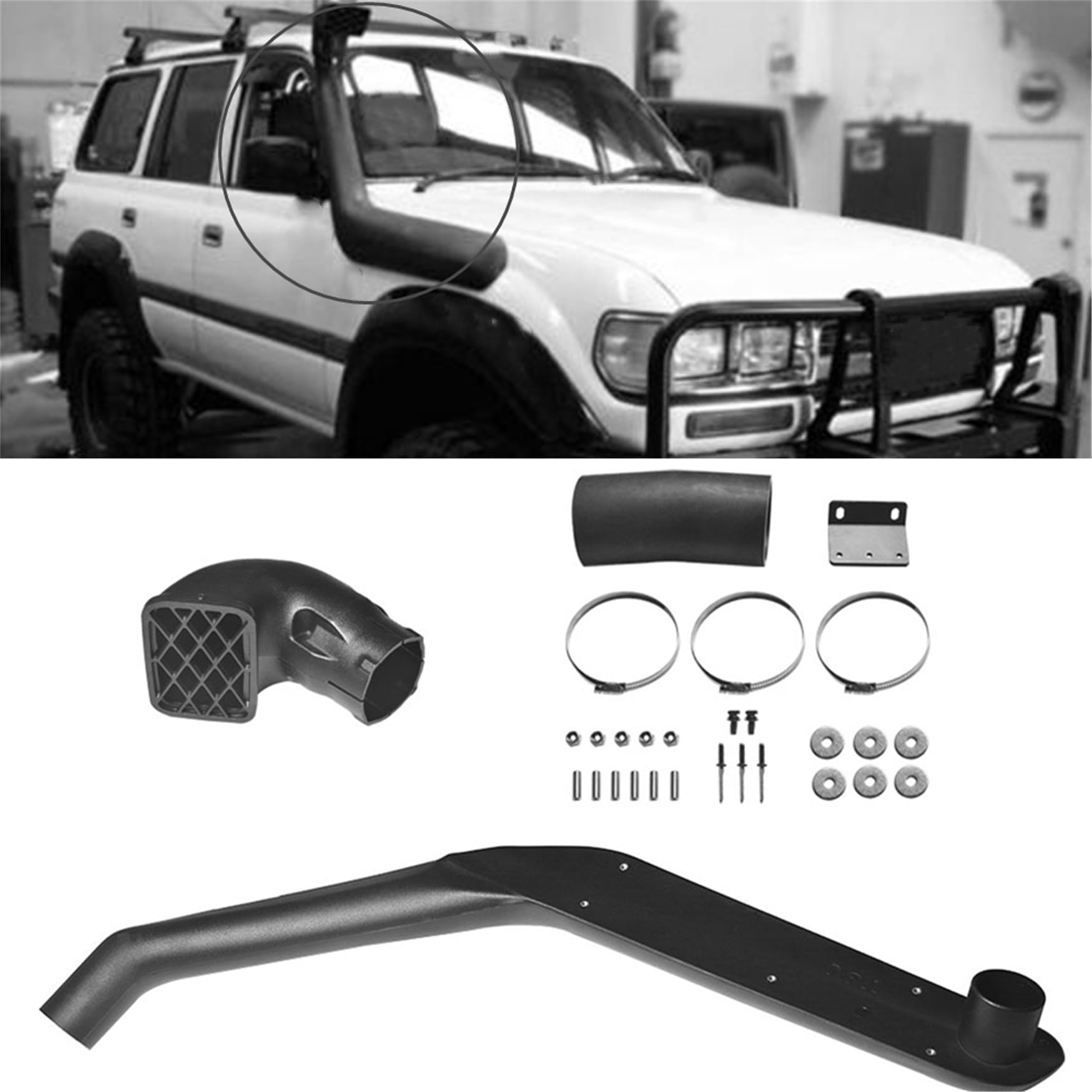 LABLT Intake Snorkel Kit for 9097 Toyota 80 Series Land Cruiser Lexus
