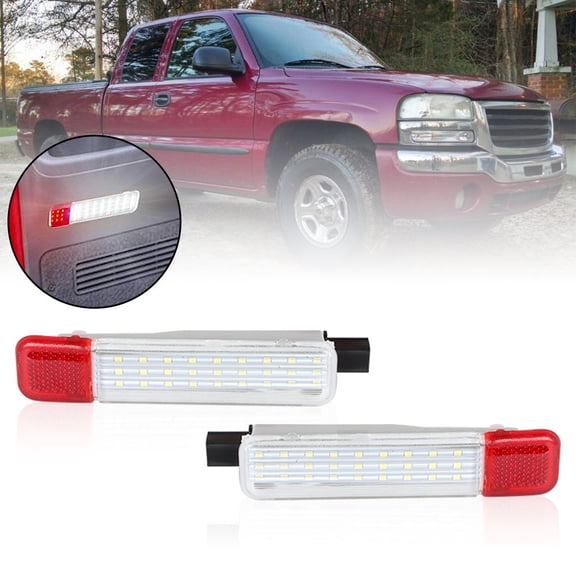 LABLT Interior Side Door Light Courtesy Lamp for Chevy Silverado Suburban Avalanche Cadillac Escalade GMC Sierra